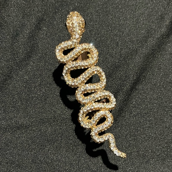 Jewelry - Snake Ring Crystal (full finger)